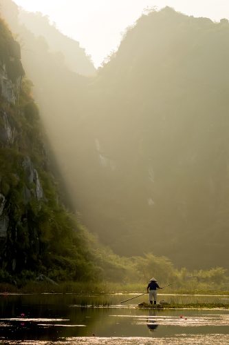 Bình minh trên đầm Vân Long - Ninh Bình